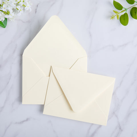 NingsPaper 50 Pieces Cream A2 Envelopes for 4.25×5.5 Cards