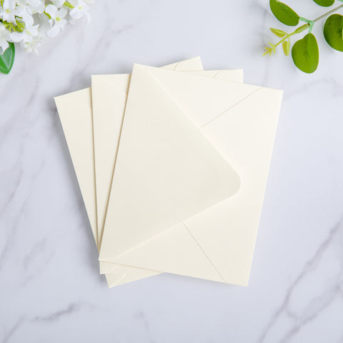 NingsPaper 50 Pieces Cream A2 Envelopes for 4.25×5.5 Cards