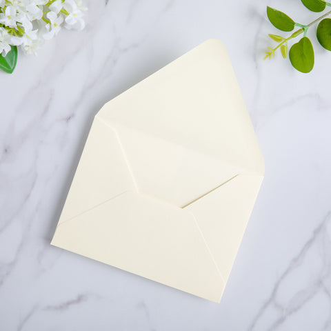NingsPaper 50 Pieces Cream A2 Envelopes for 4.25×5.5 Cards