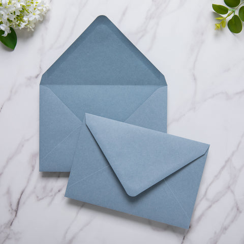 NingsPaper 50 Pieces A8 Envelopes, Large 5x7 Dusty Blue Envelopes