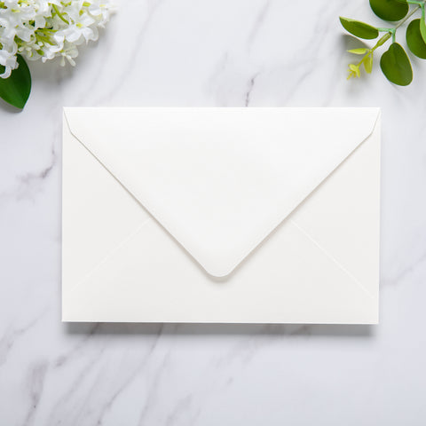 NingsPaper 50 Pieces A8 Envelopes, Large 5x7 Ivory Envelopes