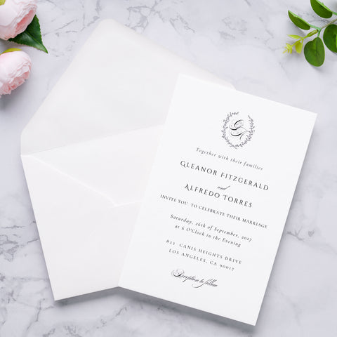 NingsPaper A9 Envelopes, 5.75 x 8.75'' White Wedding Mailing Envelopes