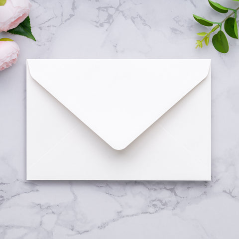 NingsPaper A9 Envelopes, 5.75 x 8.75'' White Wedding Mailing Envelopes