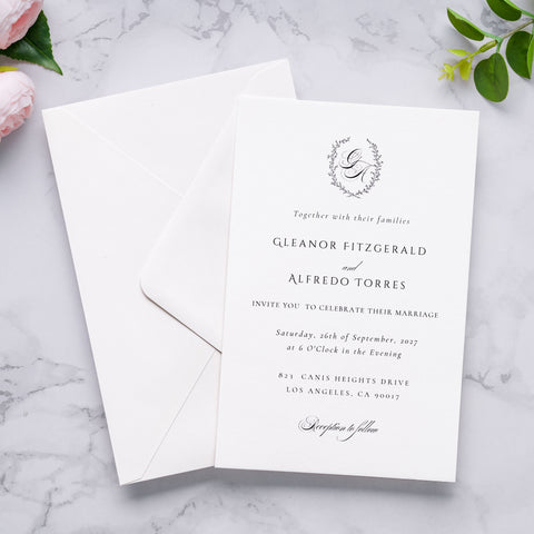 NingsPaper A9 Envelopes, 5.75 x 8.75'' White Wedding Mailing Envelopes