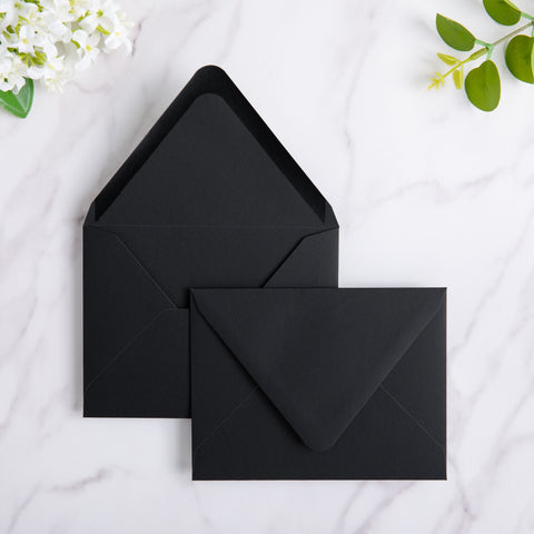 NingsPaper 50 Pieces Black A2 Envelopes for 4.25×5.5 Cards