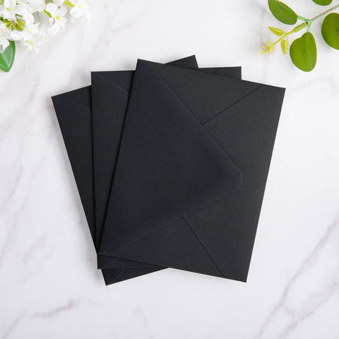 NingsPaper 50 Pieces Black A2 Envelopes for 4.25×5.5 Cards