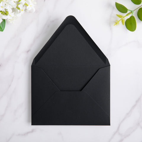 NingsPaper 50 Pieces Black A2 Envelopes for 4.25×5.5 Cards
