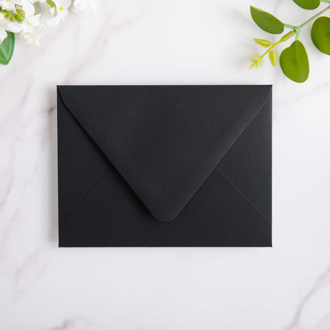 NingsPaper 50 Pieces Black A2 Envelopes for 4.25×5.5 Cards