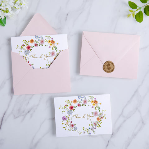 NingsPaper 50 Pieces Blush Pink A2 Envelopes for 4.25×5.5 Cards