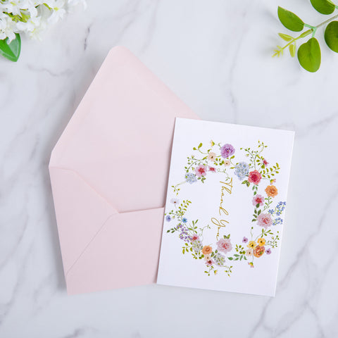 NingsPaper 50 Pieces Blush Pink A2 Envelopes for 4.25×5.5 Cards
