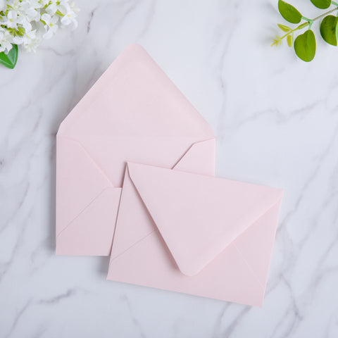 NingsPaper 50 Pieces Blush Pink A2 Envelopes for 4.25×5.5 Cards