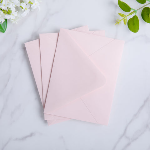 NingsPaper 50 Pieces Blush Pink A2 Envelopes for 4.25×5.5 Cards