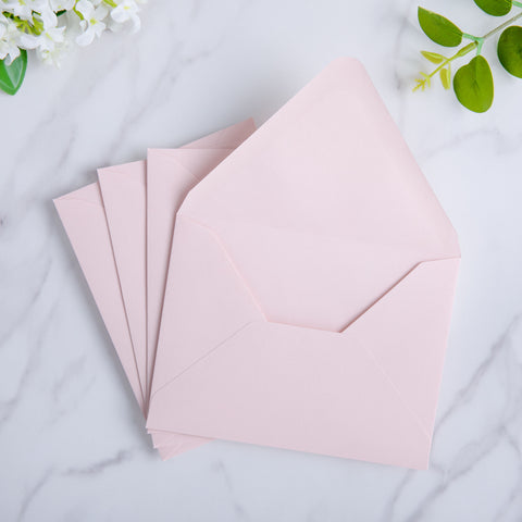 NingsPaper 50 Pieces Blush Pink A2 Envelopes for 4.25×5.5 Cards