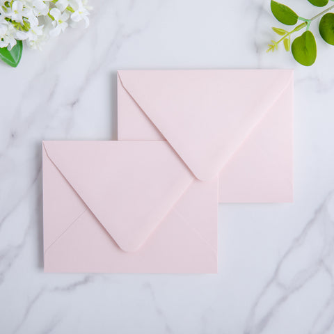 NingsPaper 50 Pieces Blush Pink A2 Envelopes for 4.25×5.5 Cards