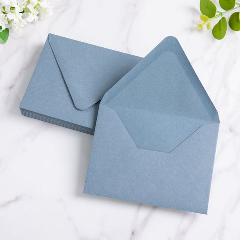 NingsPaper 50 Pieces Dusty Blue A2 Envelopes for 4.25×5.5 Cards