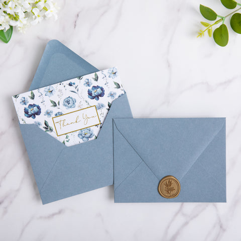NingsPaper 50 Pieces Dusty Blue A2 Envelopes for 4.25×5.5 Cards