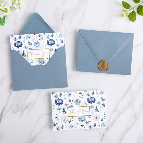 NingsPaper 50 Pieces Dusty Blue A2 Envelopes for 4.25×5.5 Cards