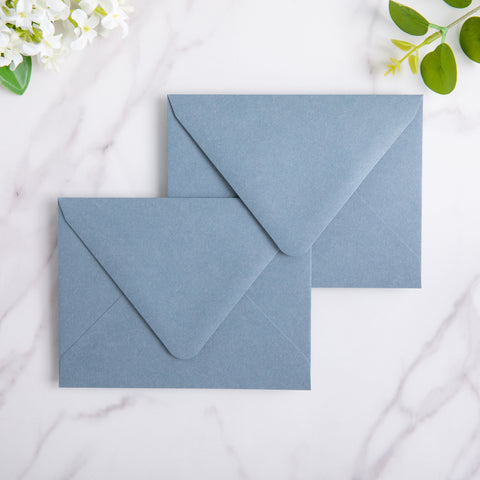 NingsPaper 50 Pieces Dusty Blue A2 Envelopes for 4.25×5.5 Cards