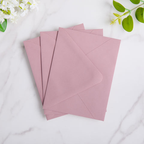 NingsPaper 50 Pieces Dusty Rose A2 Envelopes for 4.25×5.5 Cards