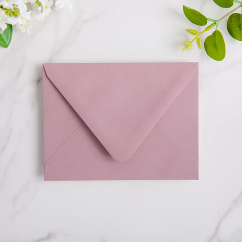 NingsPaper 50 Pieces Dusty Rose A2 Envelopes for 4.25×5.5 Cards