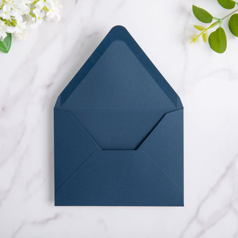 NingsPaper 50 Pieces Navy Blue A2 Envelopes for 4.25×5.5 Cards