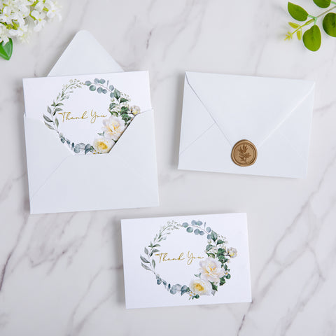NingsPaper 50 Pieces White A2 Envelopes for 4.25×5.5 Cards