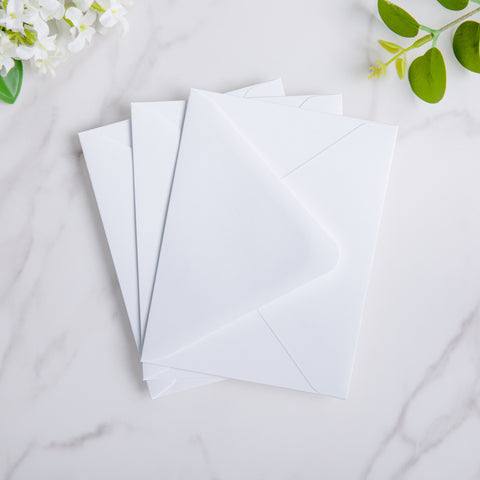 NingsPaper 50 Pieces White A2 Envelopes for 4.25×5.5 Cards