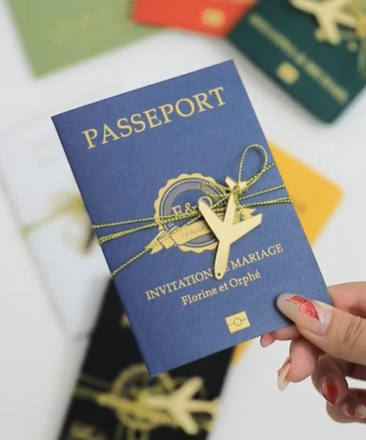 200 Pcs Passport Style Invitation Cards for Zinka (Balance)